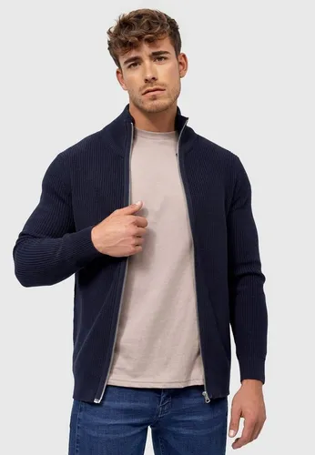 Indicode Sweatjacke Dodson braun M (50) - Funktionsjacke aus 100% Baumwolle, ideal für lässige Outfits und bequemes Tragen, mit stylischem Stehkragen für zusätzlichen Schutz.