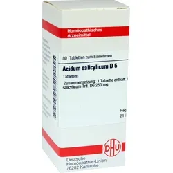 Acidum Salicylicum D 6 Tabletten 80 St