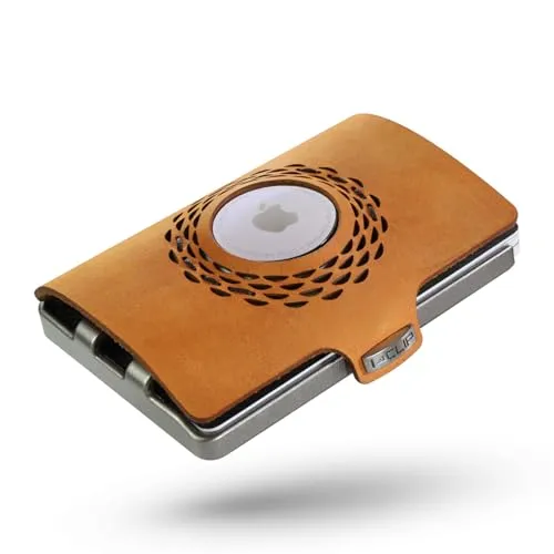 I-CLIP Original für Apple AirTag - Slim Wallet mit Geldklammer - Herren-Geldbörse, hergestellt in Deutschland aus hochwertigen Materialien. Kompatibel mit Apple AirTag für einfache Ortung und bleibt dank dehnbaren Covers schlank.