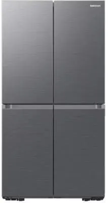 Samsung French-Door-Kühlschrank RF59C701ES9, 649 l - Kühlschrank mit 649 l und AI Energy Mode für effizienten Stromverbrauch. Genießen Sie gefiltertes Wasser und Eiswürfel auf Knopfdruck dank Dual Water Dispenser und Auto Ice Maker.