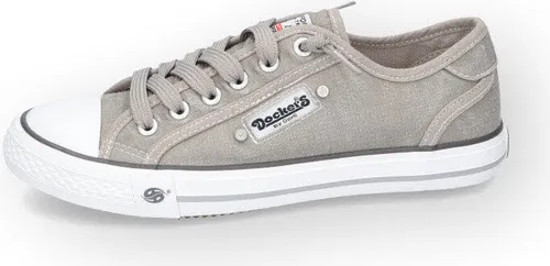 DOCKERS Sneaker Low Damen Grau 41 - Stylische Sneaker für Damen aus hochwertigem Textil, ideal für den Sommer. Mit bequemer Gummisohle und coolem Look – perfekt für jeden casual Anlass!