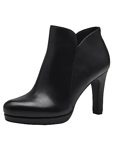 Tamaris Stiefelette schwarz 41 EU - Wanderschuhe in Größe 41, unifarbenes Design mit praktischem Reißverschluss und bequemer runder Kappe für optimalen Tragekomfort.