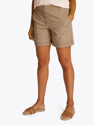 Tommy Hilfiger Damen Chino Shorts Kurz, Beige (Größe 34) von Tommy Hilfiger