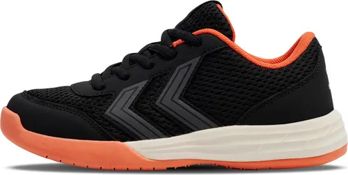 HUMMEL Kinder Freizeitschuhe MULTIPLAY FLEX LC JR - Sneaker mit offener Konstruktion und breiter Außensohle für optimalen Komfort. Die TPR-Außensohle bietet hervorragenden Grip und die EVA-Zwischensohle sorgt für zusätzliche Abpolsterung – perfekt für aktive Kinder!