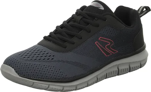 Sneakers Herren-Sneaker Schwarz-Grau, Farbe:schwarz, EU Größe:45