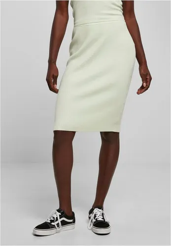 URBAN CLASSICS Sweatkleid Ladies Rib Knit Midi Skirt XS bis 5XL