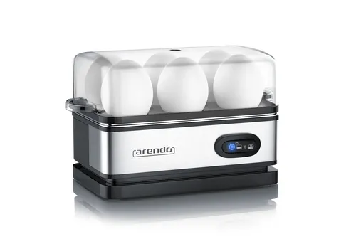 Arendo Eierkocher 6-fach aus Edelstahl in silber von Arendo
