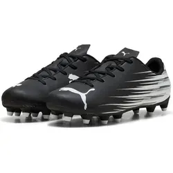 PUMA ATTACANTO II FG/AG JR Fußballschuh - Fußballschuhe für Rasenplätze, optimaler Halt und Komfort für junge Spieler in PUMA Black-PUMA White.