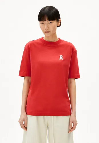 Damen Heavyweight T-Shirt aus recyceltem Baumwoll Mix - T-Shirts für Damen, umweltfreundlich aus 50% bio und 50% recycelter Baumwolle, im lässigen Loose Fit für hohen Tragekomfort.