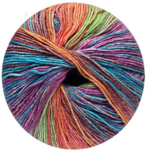 Schoeller + Stahl 150 Gramm Austermann Step 6 Color Sockenwolle Bastelgarn