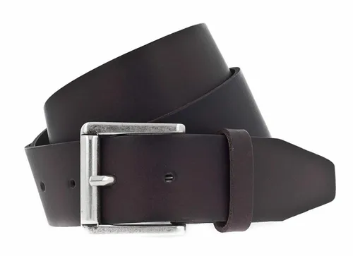 Vanzetti Denim Love 40mm Leather Belt W75 Gürtel Accessoire Dark Brown