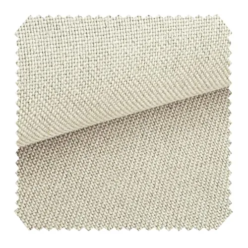 novely® ERFURT - Melierter Möbelstoff - Wasserabweisender Polsterstoff - Schwer Entzündbar - Pflegeleichte Meterware 1lfm | Farbe: 01 Creme