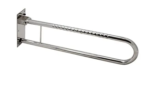 Sicherheits-Stützklappgriff Edelstahl, 85 cm lang