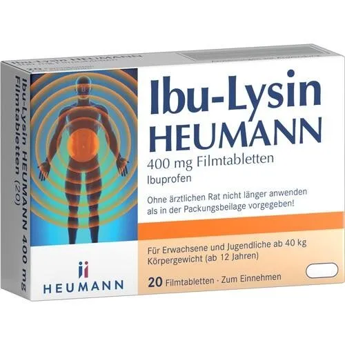 IBU-LYSIN HEUMANN 400 mg Filmtabletten 20 St. PZN 18454983