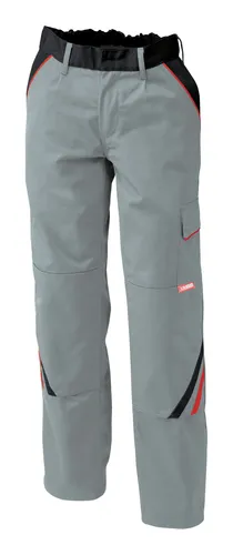 Planam Bundhose Highline, Größe 56, schiefer/schwarz - Robuste Bundhose für Profis, bietet optimalen Komfort und Strapazierfähigkeit bei der Arbeit.