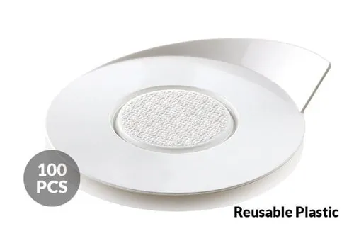 Monoportion Banquette Basis Durchmesser = 86mm/100 Stück weiß