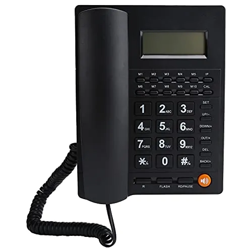 Schnurgebundenes Telefon mit großen Tasten