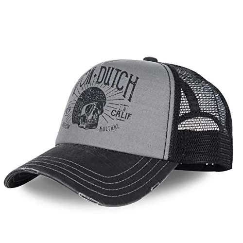 Von Dutch Trucker Cap CAS1 CREW1B Dark Grey Dunkelgrau, Size:OneSize