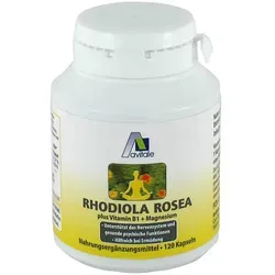 Avitale Rhodiola Rosea 120 St - rezeptfreie Kapseln für Stressbewältigung und mentale Leistungsfähigkeit, ideal für einen aktiven Lebensstil
