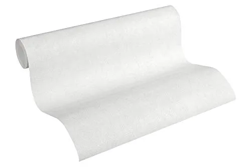 A.S. Création Vliestapete Beton Concrete & More Tapete in Vintage Beton Optik 10,05 m x 0,53 m grau weiß Made in Germany 362074 36207-4