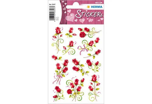 HERMA Sticker Herma Sticker DECOR Blumen Rosen 2 Bl