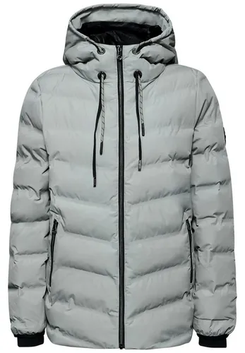 Street One Funktionsjacke mit geklebten Nähten Fresh Sage 36 - Kurze Damenjacke mit Kapuze und Tunnelzug, seitlichen Zipper-Taschen und soften Bündchen – ideal für aktive Tage!