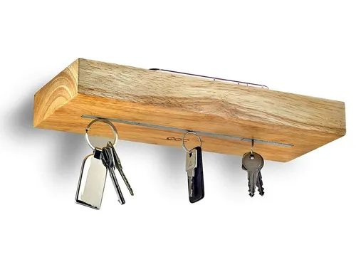 GGC Schlüsselbrett aus Holz mit Ablage von KVOTA