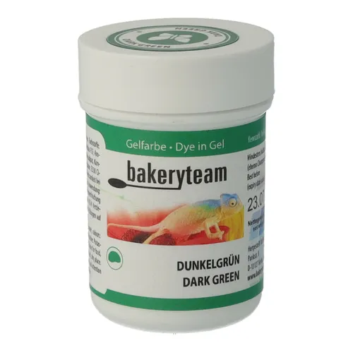 bakeryteam Lebensmittelfarbe 35 g Dunkelgrün Dark Green