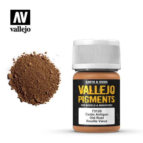 VALLEJO PIGMENT 73120 OLD RUST 30ML (Weathering Effect) von Acrylicos Vallejo