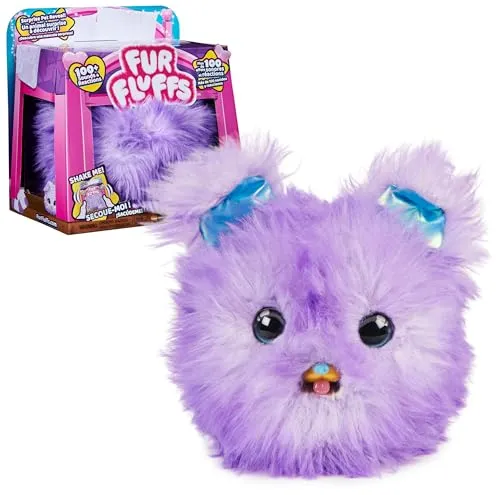 FurFluffs Hündchen - interaktives Tier mit magischer Verwandlung - Elektronische Haustiere: Flauschiger Fellball verwandelt sich in ein lebendiges Hündchen mit über 100 Geräuschen und Reaktionen, ideal für Kinder ab 5 Jahren.