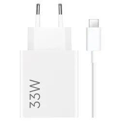 TELEFONMAX für Xiaomi 33W Turbo Charge Ladegerät USB-A Netzteil mit USB-C Kabel