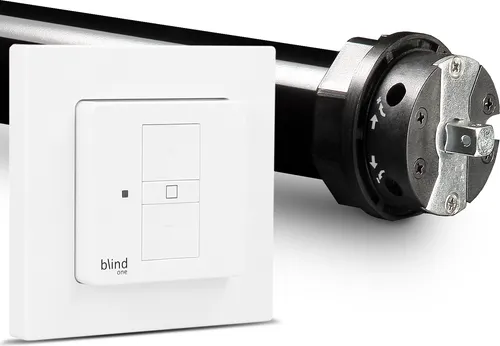 Profi-Set P5 40/12-60 inkl. Wlan Rolladenschalter Blind One - Rollladenmotor mit 40Nm Zugkraft für bis zu 90kg, ideal zur automatischen Steuerung Ihrer Rollläden. Einfache Montage und Smart Home Integration für mehr Komfort.