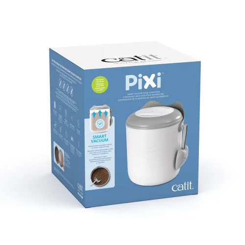 Catit Pixi Smart Vacuum Food Container 5.5 kg - Näpfe & Futterautomaten – Mit innovativer Vakuumtechnologie bleibt das Futter frisch und knusprig, während die touchgesteuerte Abdeckung die Nutzung erleichtert.