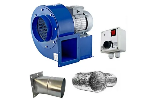 Uzman Radialventilator mit Drehzahlregler - Radialventilator für flexible Anwendungen, ausgestattet mit Drehzahlregler für optimale Luftzirkulation und einfache Handhabung. Ideal für Werkstätten und Baustellen.