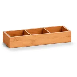 Bambus Aufbewahrungsbox 28 x 10,2 cm - Stilvolle Aufbewahrungsbox aus nachhaltigem Bambus, ideal zur Ordnung von Kleinigkeiten. Praktisch und dekorativ für jeden Raum.