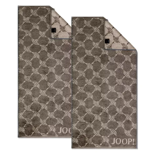 JOOP! Handtuch Cornflower 1611-70 Graphit 50x100 (Set 2) in grau von JOOP!