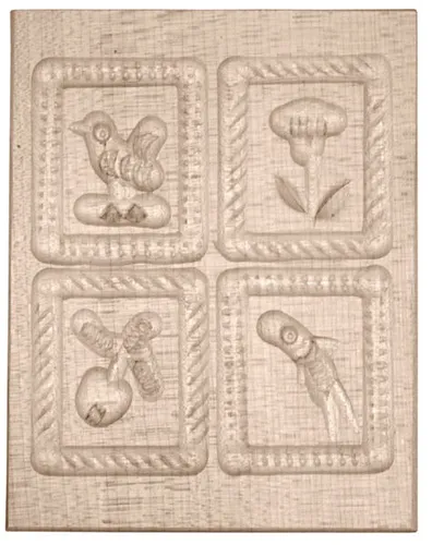 Springerlemodel Anisgebäckformen Model Backform Model massiv Ahornholz 4 Bilder