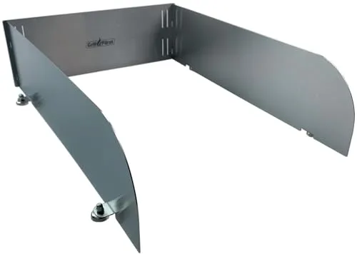 Grillfürst Magnetischer Windschutz aus Edelstahl von Grillfürst