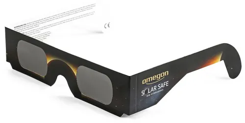 Omegon Sonnenfinsternis-Brille Sofi Solar Safe – 3 Stück von Omegon