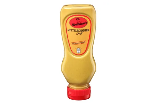 Senf mittelscharf 225 ml. - Händelmaier