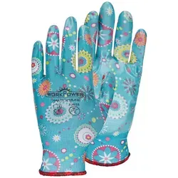 Workpower Gartenhandschuhe Flower griffsicher und rutschfest 8