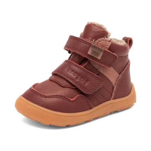 Bisgaard Barefoot Becky Tex Bordeaux Größe EU 30 - Sneaker für Kinder, wasserdicht und atmungsaktiv mit 100% natürlicher Wollfütterung – ideal für kalte Tage und urbanen Style.