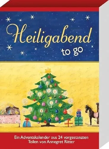 Heiligabend - to go. Ein Adventskalender aus 24 vorgestanzten Teilen (Adventskalender für Erwachsene: zum täglich Basteln)