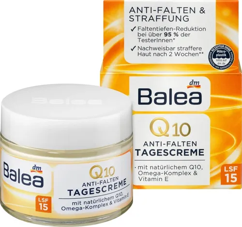 Balea Anti-Wrinkle Q10 Day + Night Cream Skin Anti-Falten Tagescreme 50 ml