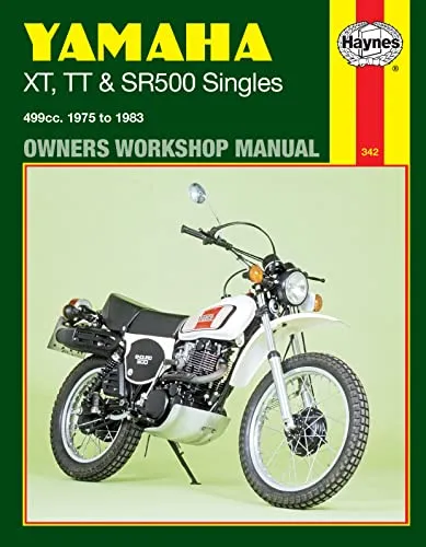 Yamaha XT TT & SR500 Singles Reparaturhandbuch - Revidiertes Haynes Reparaturhandbuch für Yamaha XT TT & SR500 Singles (75-83) im Taschenbuchformat, ideal für DIY-Reparaturen und Wartung.