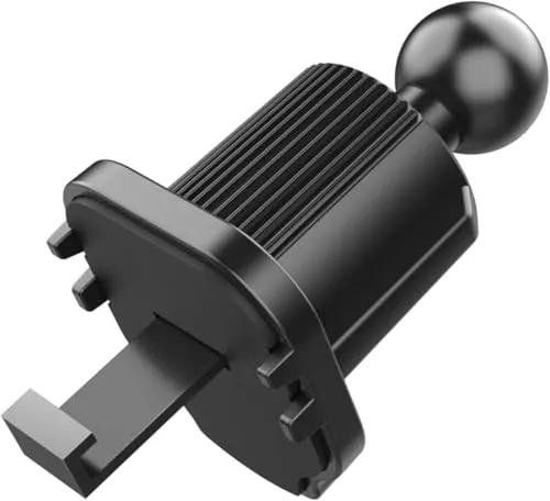 Universal-Handy-Halterung, Lüftungsschlitz-Clip für die meisten KFZ-Handyhalterung, Halterung mit Gelenkkugel-Durchmesser 17 mm, Lüftungsschlitz für KFZ-Handyhalterung, Autozubehör, Schwarz