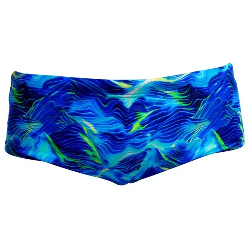 Funky Trunks Sidewinder Trunks - Badehose Größe 6 Blau - Bunte Badehose in Blau mit weitem Schnitt und UV-Schutz. Ideal für Schwimmen, gefertigt aus hochwertigem, elastischem Material für besten Tragekomfort. Entdecken Sie weitere Funky Trunks Produkte im Bergfreunde.de Online-Shop!