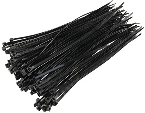 Kabelbinder 200 x 3,5mm 100 Stück Wetterfest UV beständig Hohe Zugfestigkeit Schwarz