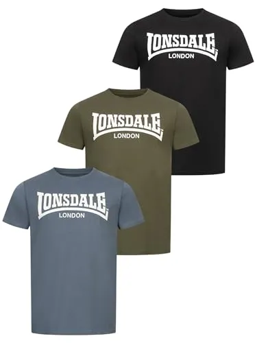 LONSDALE HINSTOCK Herren T-Shirt XXL, schwarz-grün - Sportliches Herren-Shirt von Lonsdale, ideal fürs Workout oder lässige Outfits. Hergestellt aus 100% Baumwolle, bietet es hohen Tragekomfort und ist pflegeleicht.