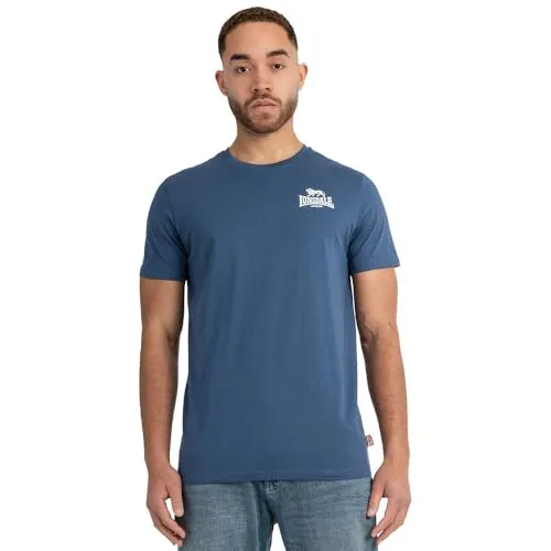 Lonsdale Herren Whiteness T-Shrit, Navy/White, XXL